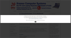 Desktop Screenshot of kremer-computer-systeme.de